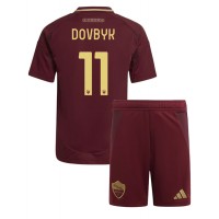 Fotbalové Dres AS Roma Artem Dovbyk #11 Dětské Domácí 2024-25 Krátký Rukáv (+ trenýrky)